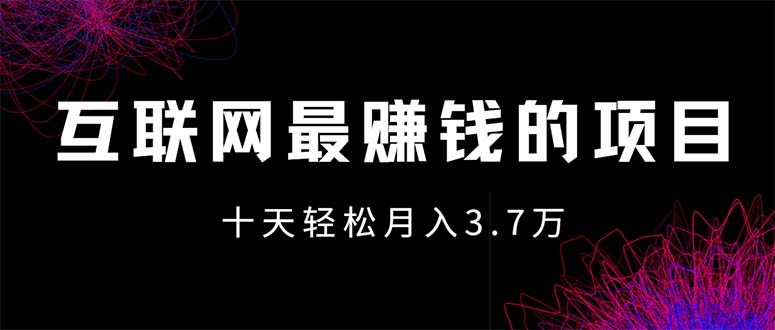 图片[1]-（12396期）互联网最赚钱的项目没有之一，轻松月入7万+，团队最新项目-左键博客